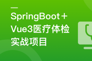 SpringBoot+Vue3+MySQL集群 开发健康体检双系统（完结）